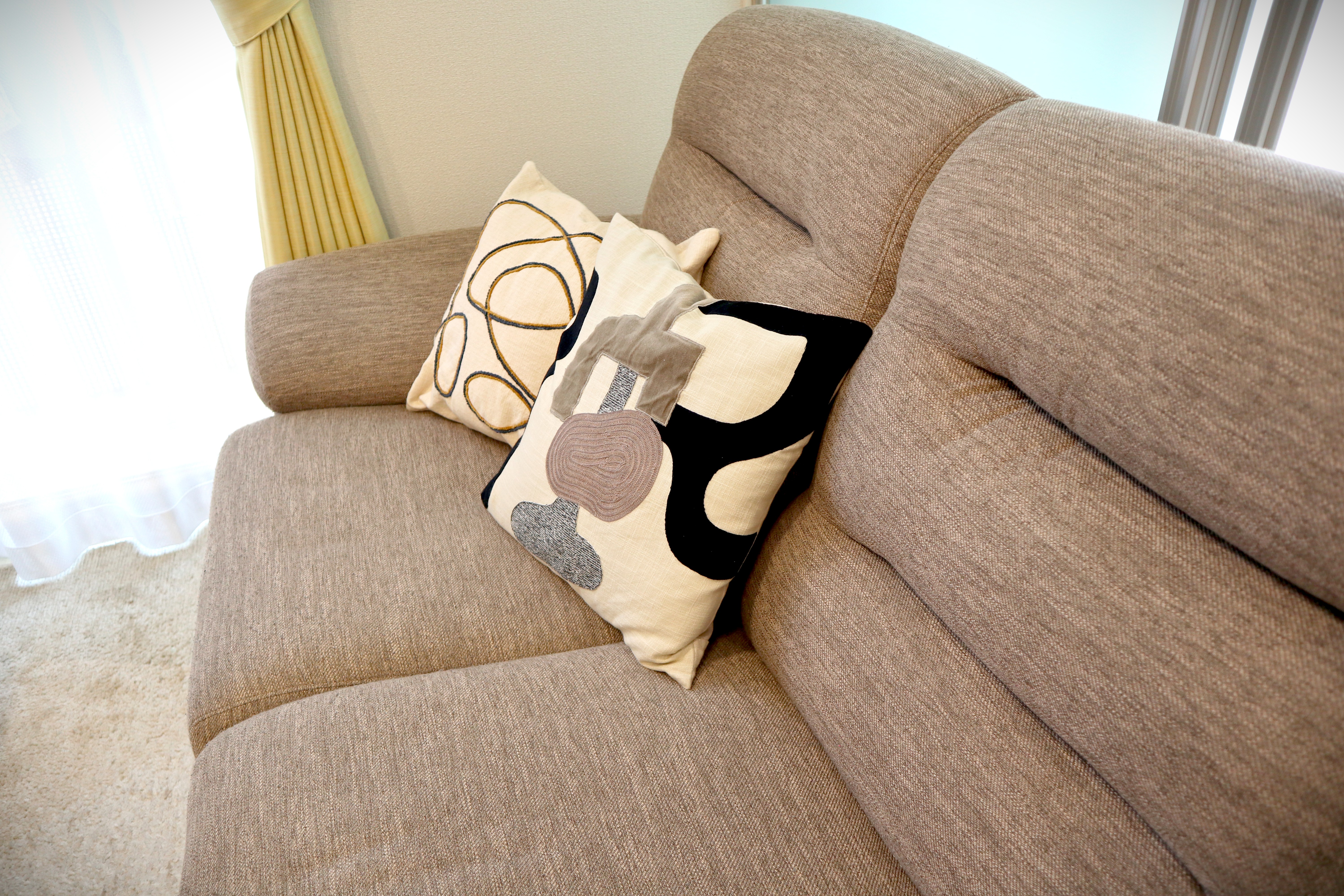 空間のアクセントになるクッション