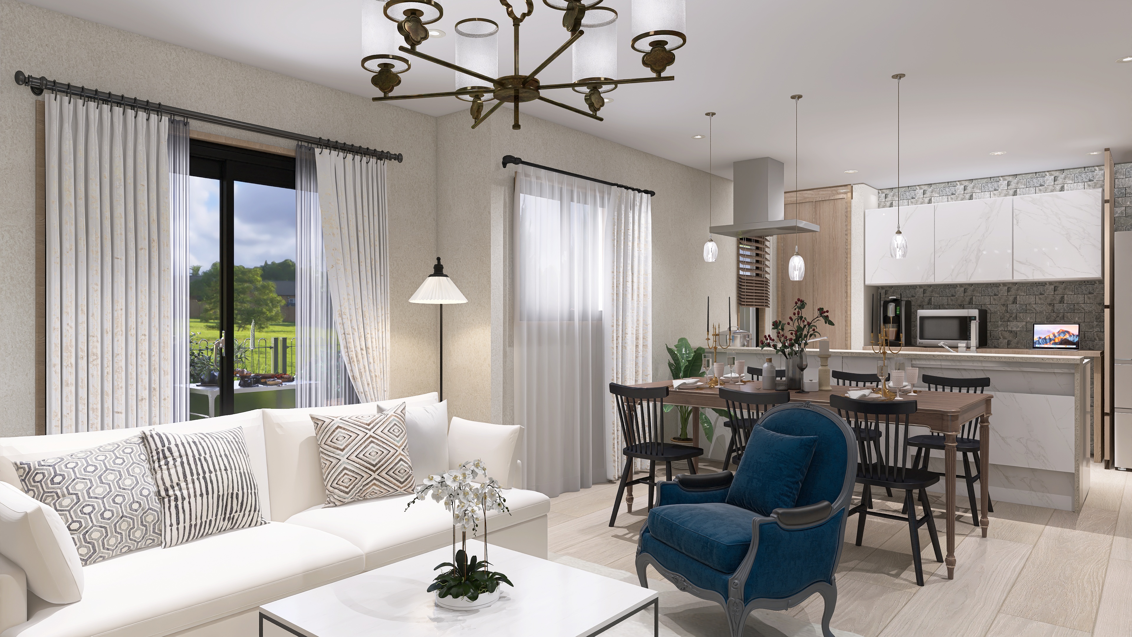 別プラン提案として、洋風クラシックスタイルLDK